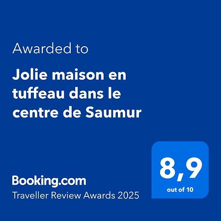 Jolie Maison Tuffeau Centre De Saumur Avec Local Velos Exteriér fotografie